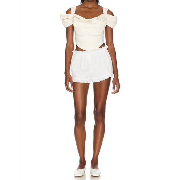 NEW LOBA amira corset top in beige - Picture 4 of 4